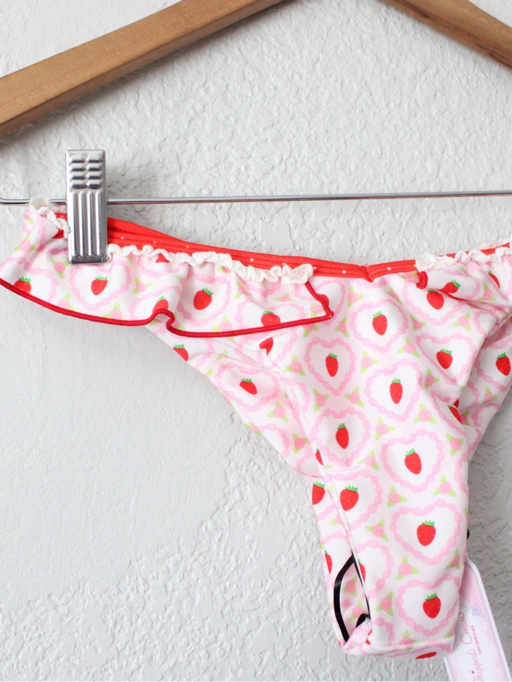 Whipped Cream Swimwear Strawberry Lane Bikini Set XS - Picture 7 of 10